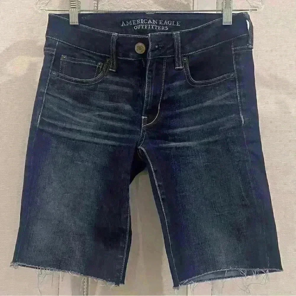 American eagle super stretch Jean shorts | Womens sz 4 | EUC